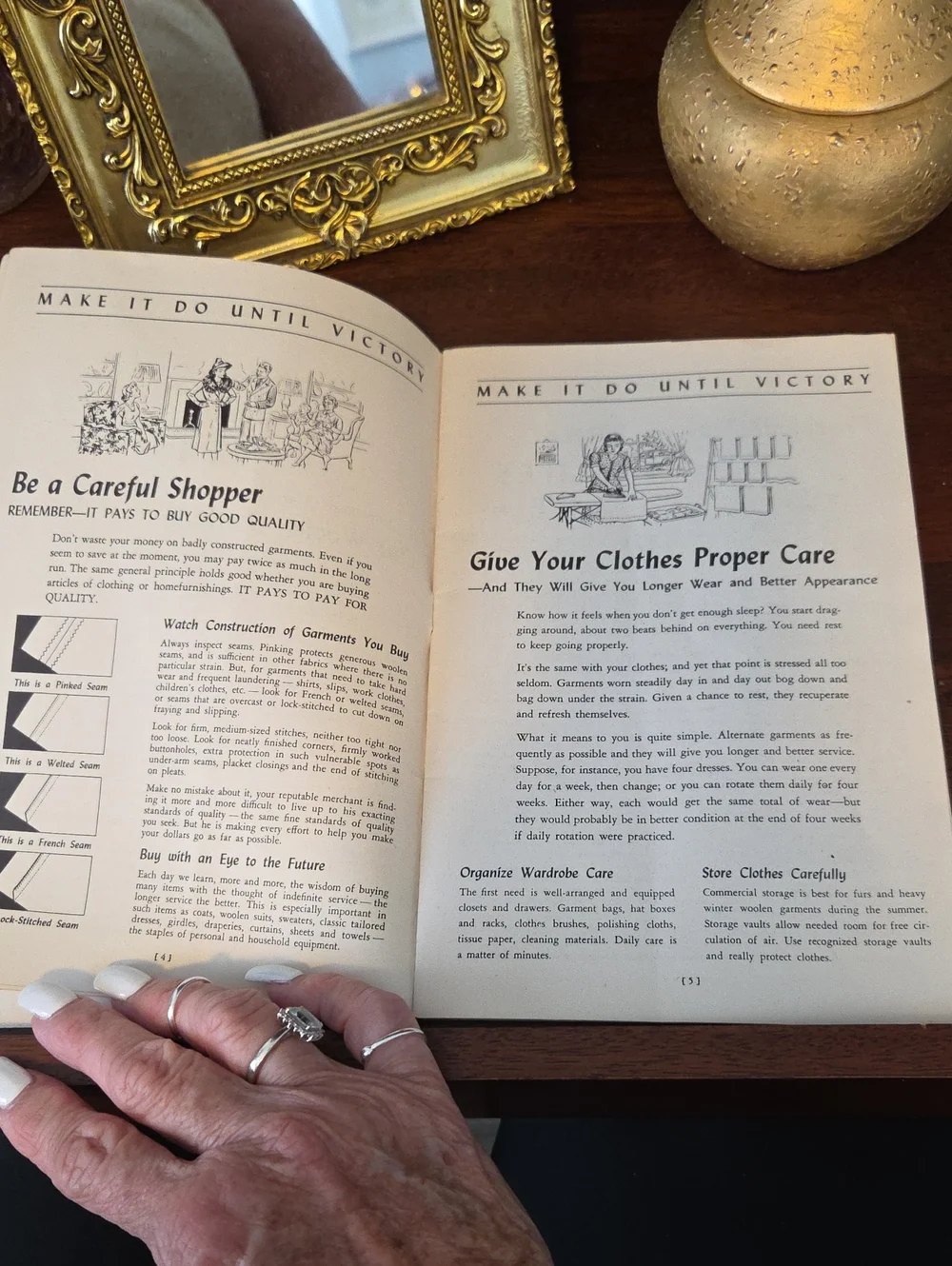 1943 Wartime Handbook - Make It Do Until Victory  Pulbication From Louisville Ky
